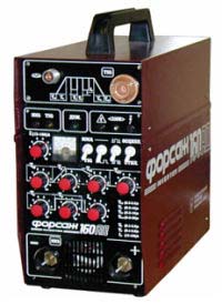 Инвертор сварочный Форсаж-160АД (25-160А, 220В, 15,7 кг.) аргонодуговая сварка и сварка покрытым электродом